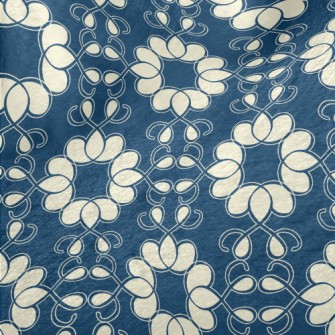 Neatly Arranged Flowers Minky