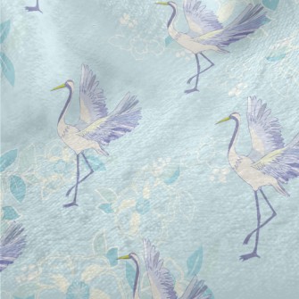Elegant Japanese Crane Minky