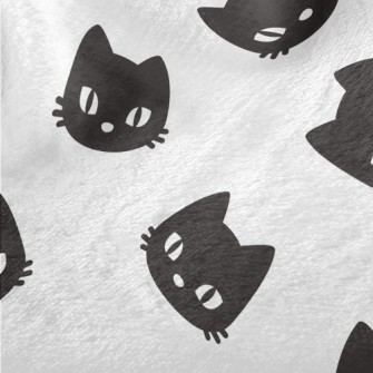 Serious Little Black Cat Minky