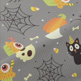 Lively Little Halloween Monste Piqué