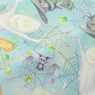 Watercolor Ghost Spider Piqué