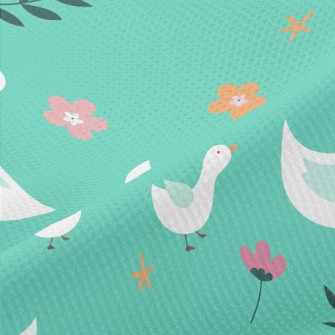 Mother Goose And Gosling Piqué