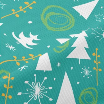 Warm Winter Christmas Tree Piqué