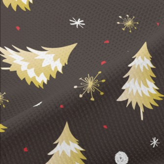 Glittering Christmas Tree Piqué