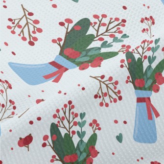 Christmas Style Potted Plants Piqué