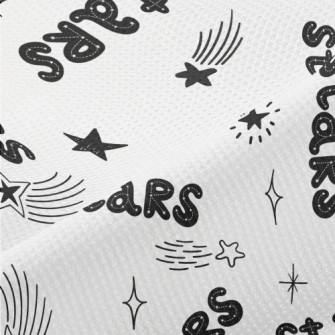 Shining Star Text Piqué