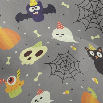Lively Little Halloween Monste Lightweight Performance Linen
