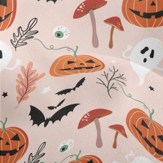 Evil Pumpkin Bat Lightweight Performance Linen