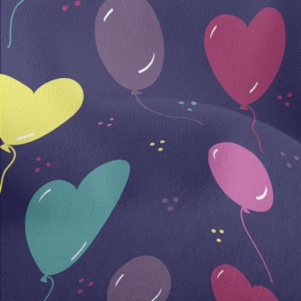 Love Shaped Balloons Lightweight Performance Linen
