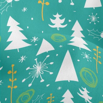 Warm Winter Christmas Tree Lightweight Performance Linen