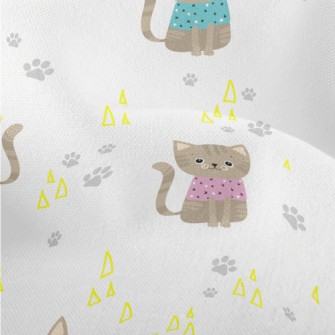 Smart And Well-behaved Cat Lightweight Performance Linen