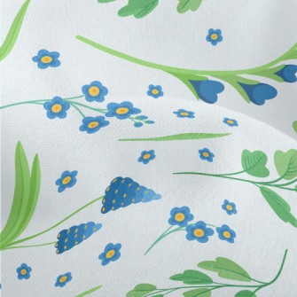 Small And Cute Flowers Lightweight Performance Linen