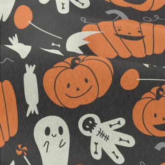 Cute Pumpkins And Ghosts Modern Jersey