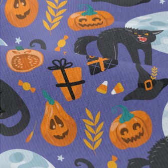 Fierce Black Cat In Witch Hat Modern Jersey