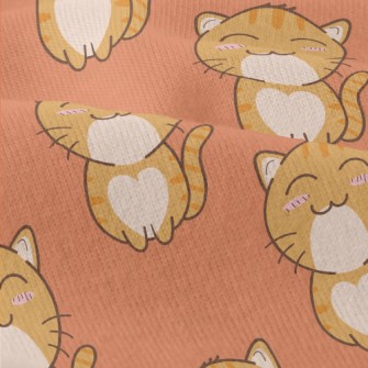 Squinting Blushing Cat Modern Jersey