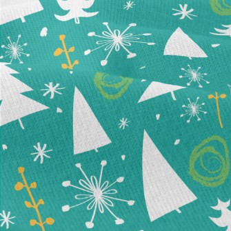 Warm Winter Christmas Tree Modern Jersey