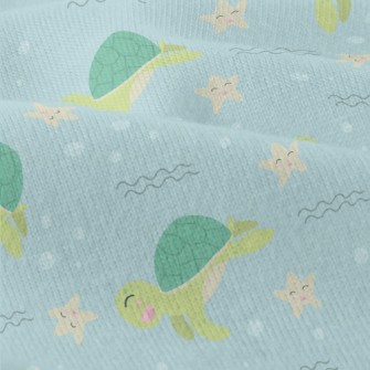 Happy Sea Turtle Modern Jersey