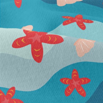 Bright Starfish Shells Modern Jersey