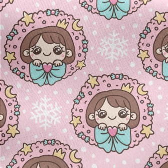 Dream Happy Princess Jersey Backed Fleece