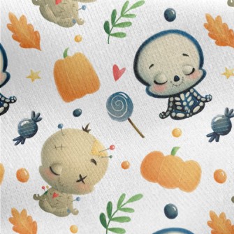 Tender Halloween Doll Jersey Backed Fleece