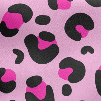 Stylish And Pretty Leopard Pri Jersey Backed Fleece