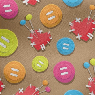 Colorful And Changeable Button Jersey Backed Fleece