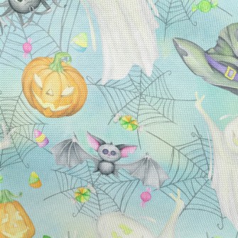 Watercolor Ghost Spider Pongee