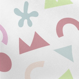 Colorful Color Blocks Pongee