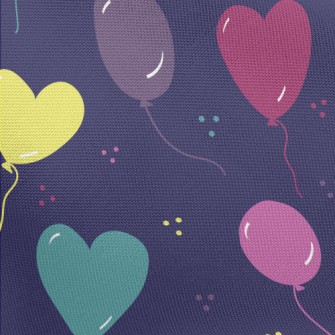Love Shaped Balloons Pongee