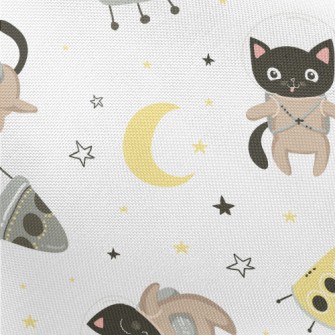 Awesome Space Cat Pongee