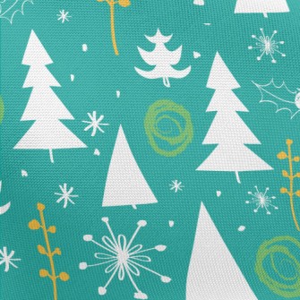 Warm Winter Christmas Tree Pongee