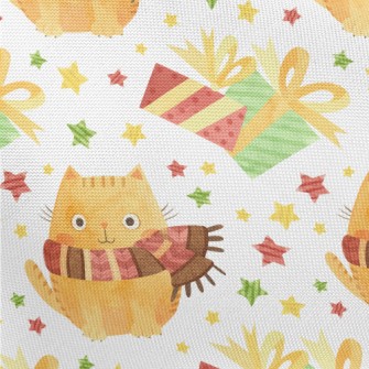 Big Eyes Scarf Cat Pongee