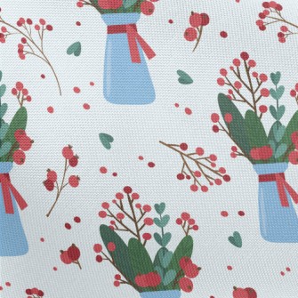 Christmas Style Potted Plants Pongee