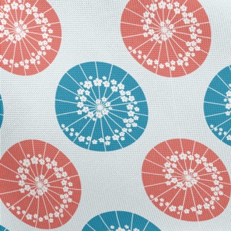 Japanese Flower Umbrella Pongee
