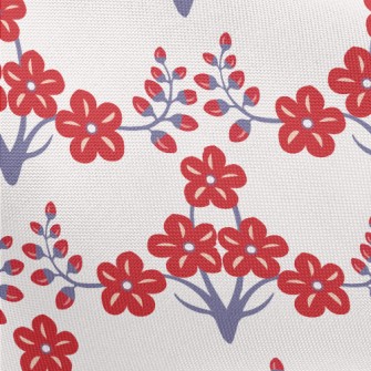 Small Berry Flowers Pongee