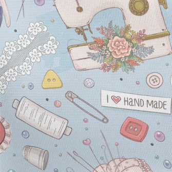 Hand-sewn Rabbit Doll Pongee