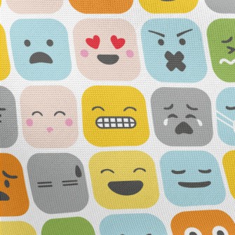 Changing Square Emoticons Pongee