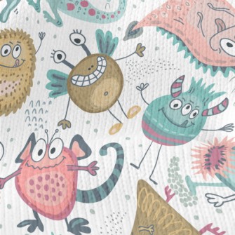 Naughty And Gentle Little Ghos Stretch Jersey