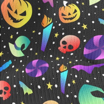 Colorful Fluorescent Pumpkin Stretch Jersey