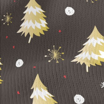 Glittering Christmas Tree Stretch Jersey