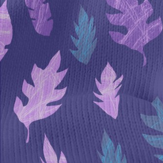 Mysterious Silhouette Leaves Stretch Jersey