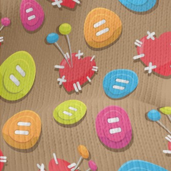 Colorful And Changeable Button Stretch Jersey