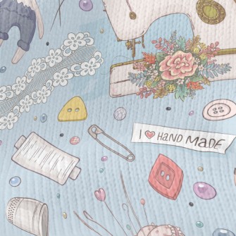 Hand-sewn Rabbit Doll Stretch Jersey