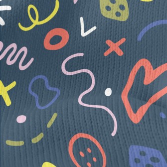 Random And Simple Doodles Stretch Jersey