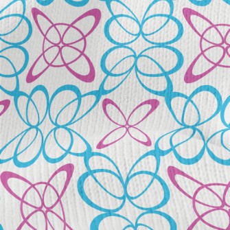 Psychedelic Coil Overlap Stretch Jersey