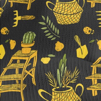 Wonderful Gardening Potted Pla Stretch Jersey