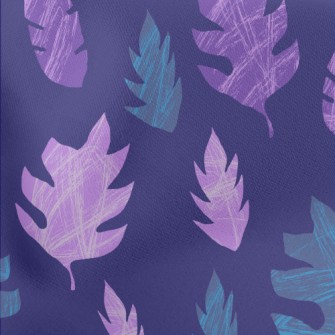 Mysterious Silhouette Leaves Lightweight Cotton Poplin