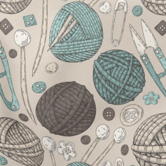 Handmade Yarn Ball Supplies Lightweight Cotton Poplin