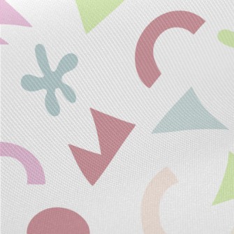 Colorful Color Blocks Midweight Cotton Poplin