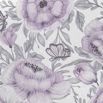 Psychedelic Large Flower Butte Midweight Cotton Poplin